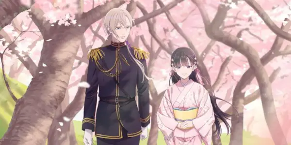 Kiyoka and Miyo walking together in the Netflix anime My Happy Marriage